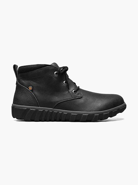 BOGS Boots Deutschland - Classic Casual Chukka Freizeitstiefel Herren Schwarz DE45310